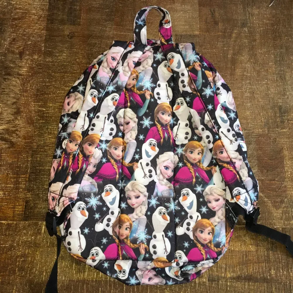 Loungefly Frozen All Over Print Elsa Anna Olaf Standard Size Backpack School Bag